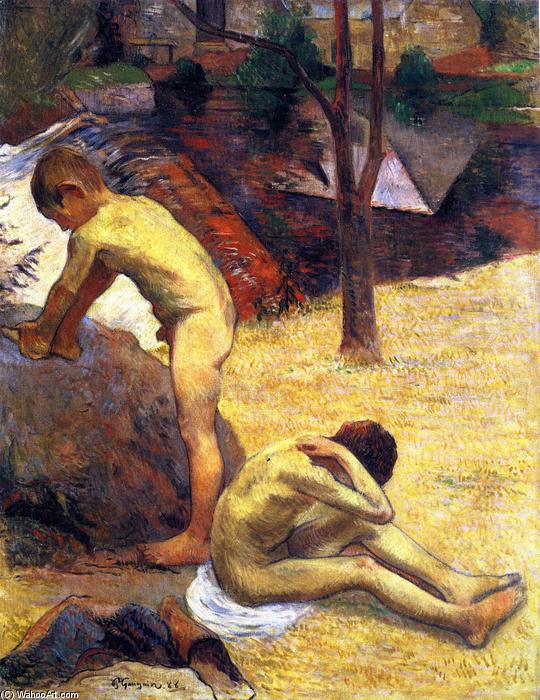 Young Breton Bathers — Eugène Henri Paul Gauguin