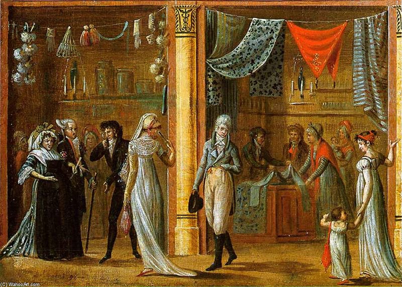 Promenade De La Galerie Du Palais-royal — Philibert Louis Debucourt