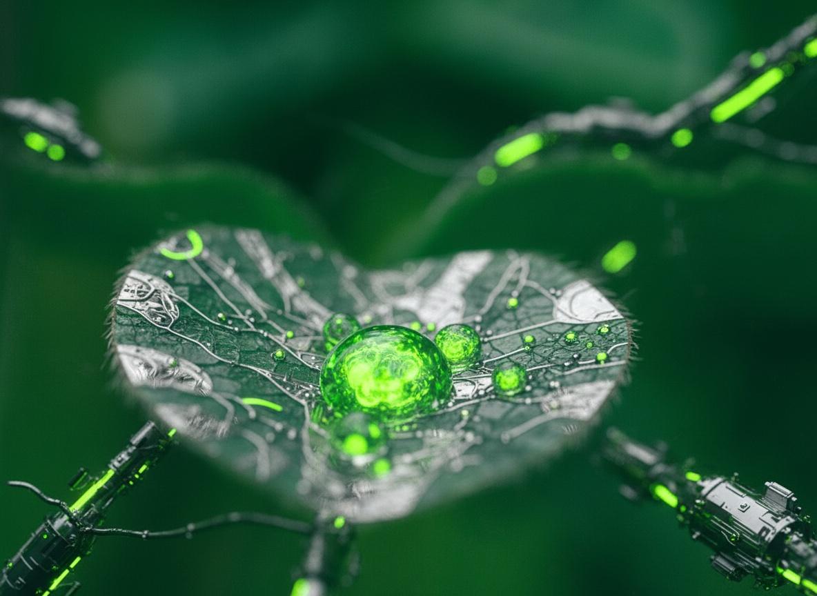 Luminescent Argent: The Synthetic Pulse — Amélie Mercier