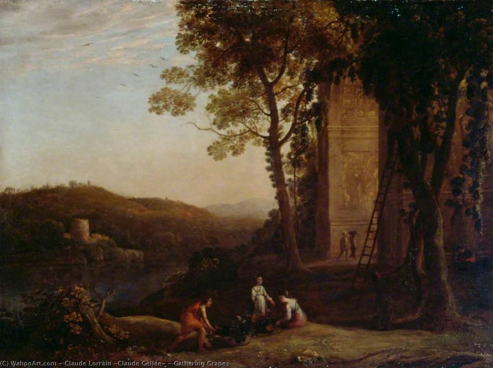 Gathering Grapes — Claude Lorrain (claude Gellée)