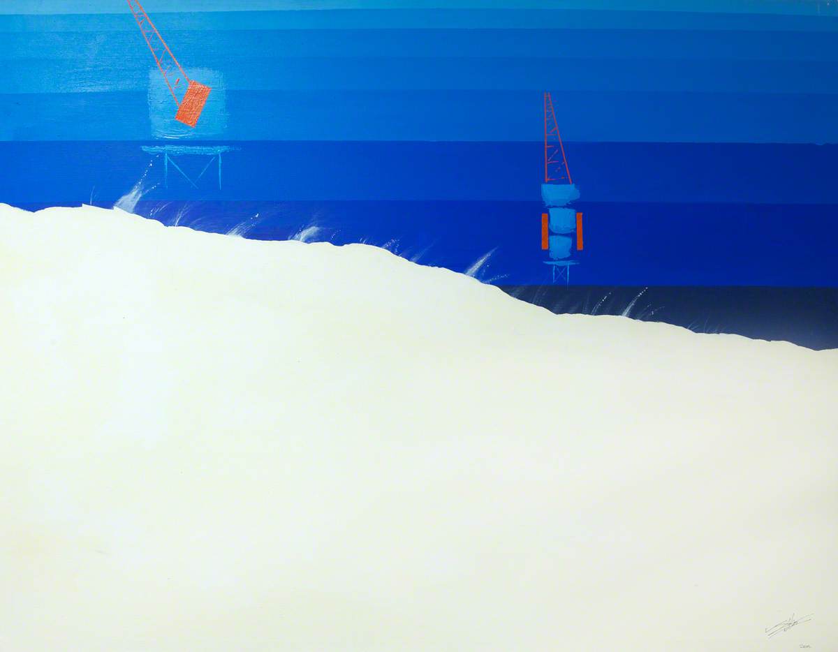 Cranes Triptych (left Wing) — James Isles