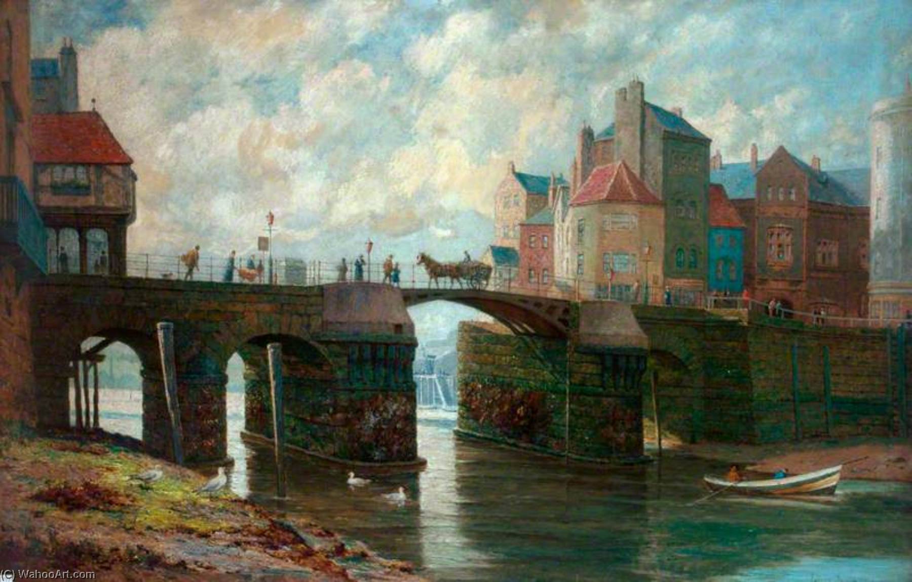 The Bridge At Whitby Harbour — Elias Bancroft