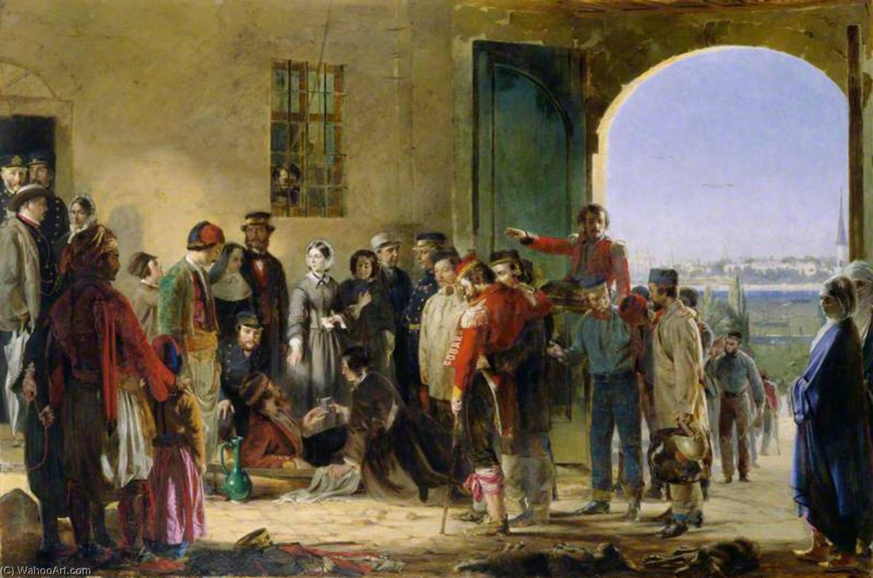 The Mission Of Mercy Florence Nightingale Receiving The Wounded At Scutari — Jerry Barrett