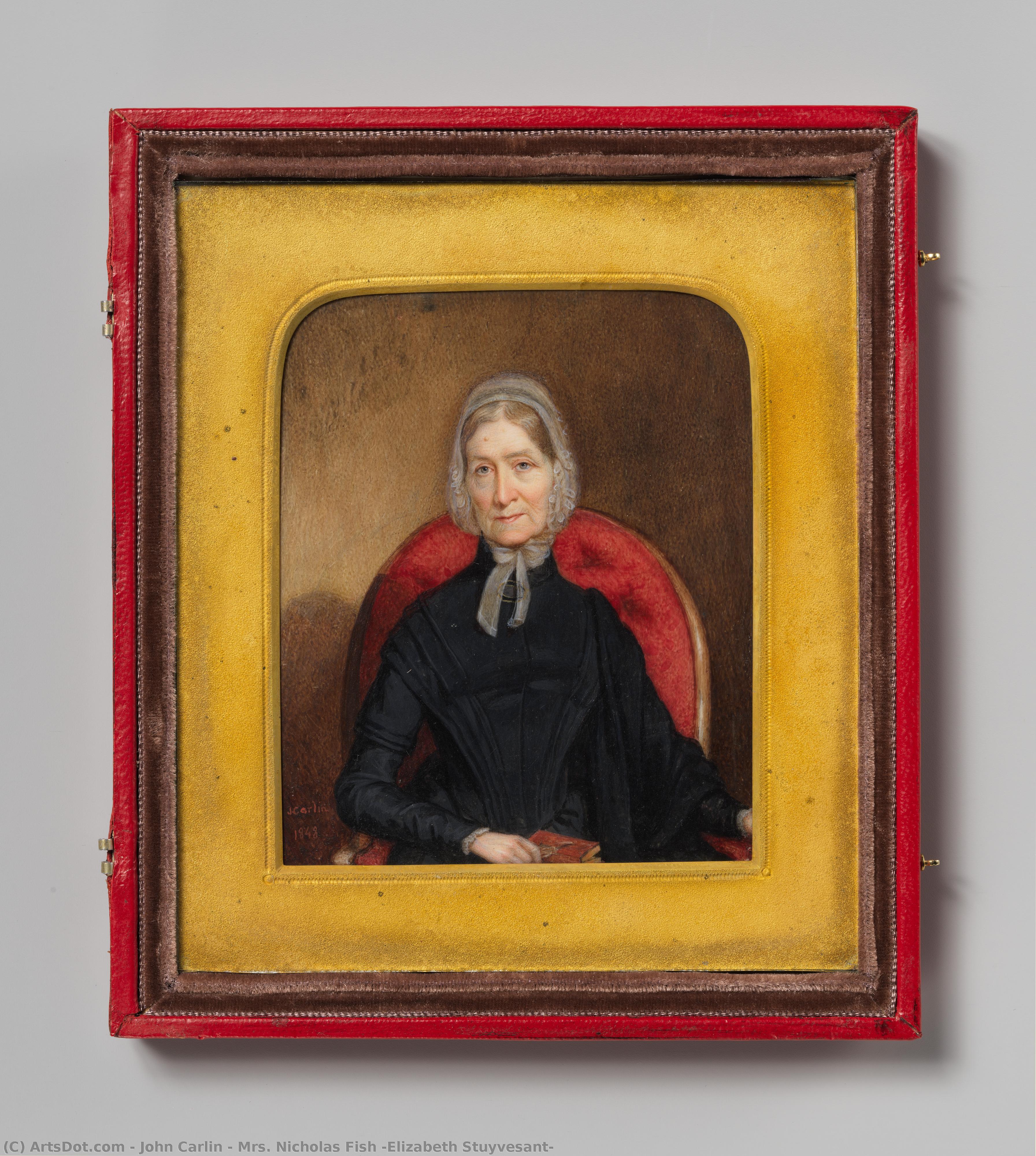 Mrs. Nicholas Fish (elizabeth Stuyvesant) — John Carlin