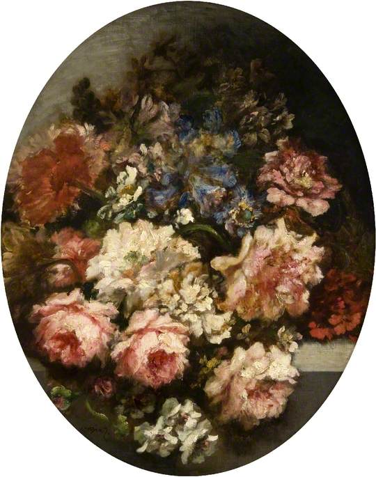 Roses And Other Flowers — Narcisso Díaz De La Peña