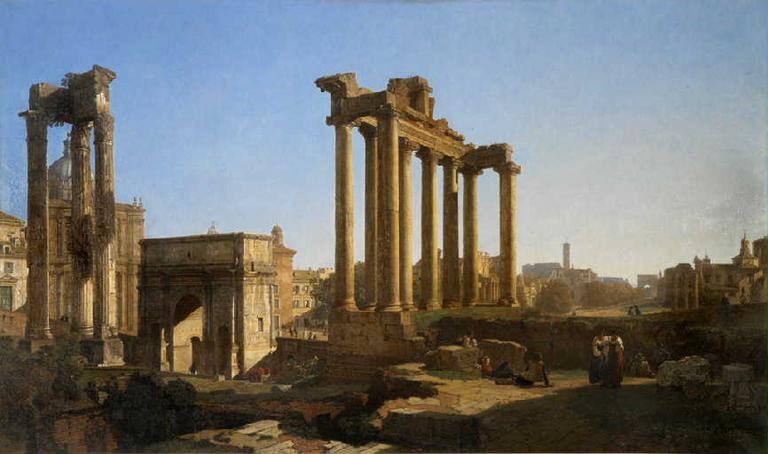 The Roman Forum Seen From The Tabularium — Navlet Victor