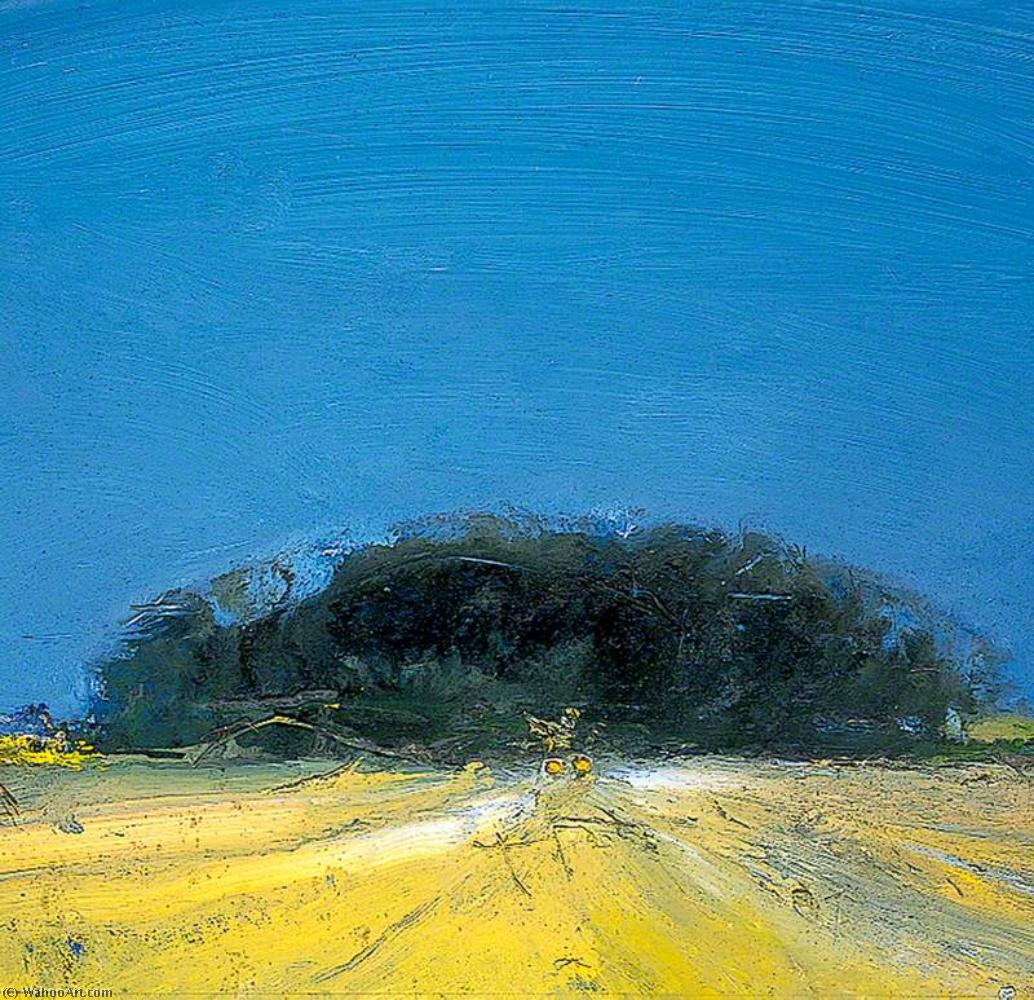 Large Harvest Field With Two Hay Bales At Happisburgh, Norfolk — Colin Self