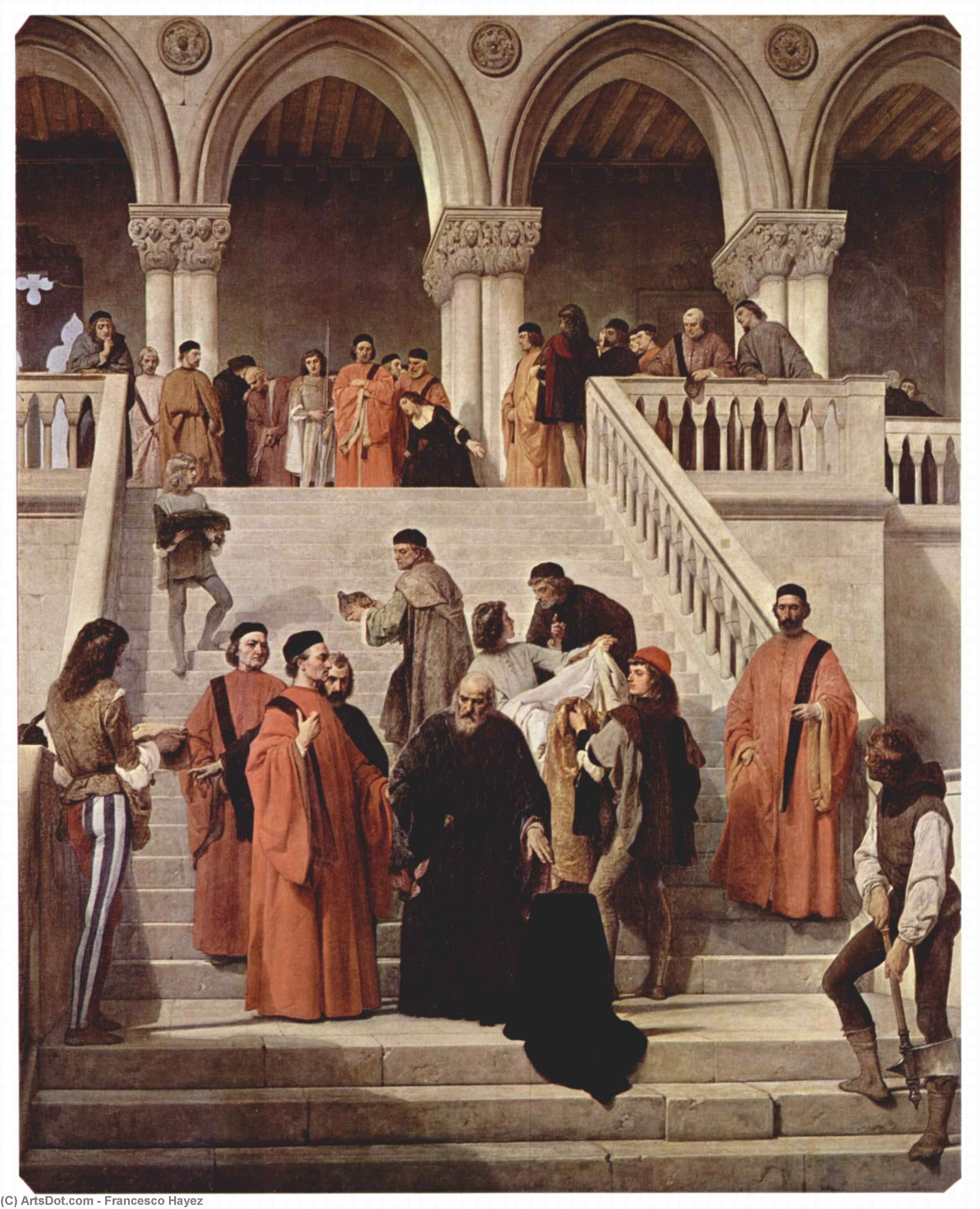 The Last Moments Of The Doge Marin Faliero — Francesco Hayez