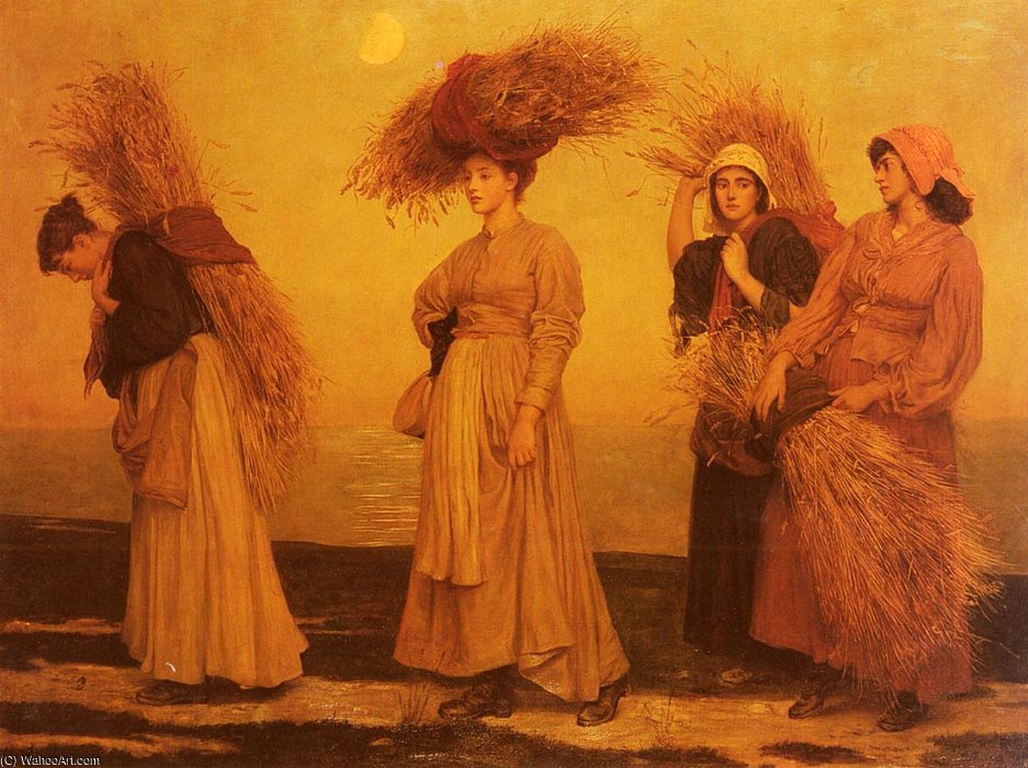 Home From Gleaning — Valentine Cameron Prinsep