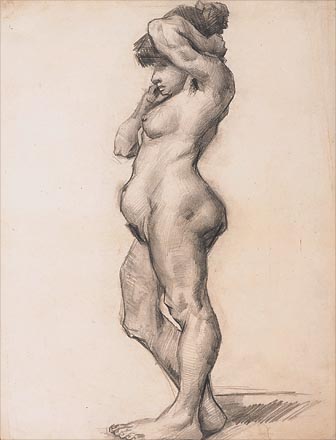 Nudo Femminile In Piedi — Vincent Van Gog