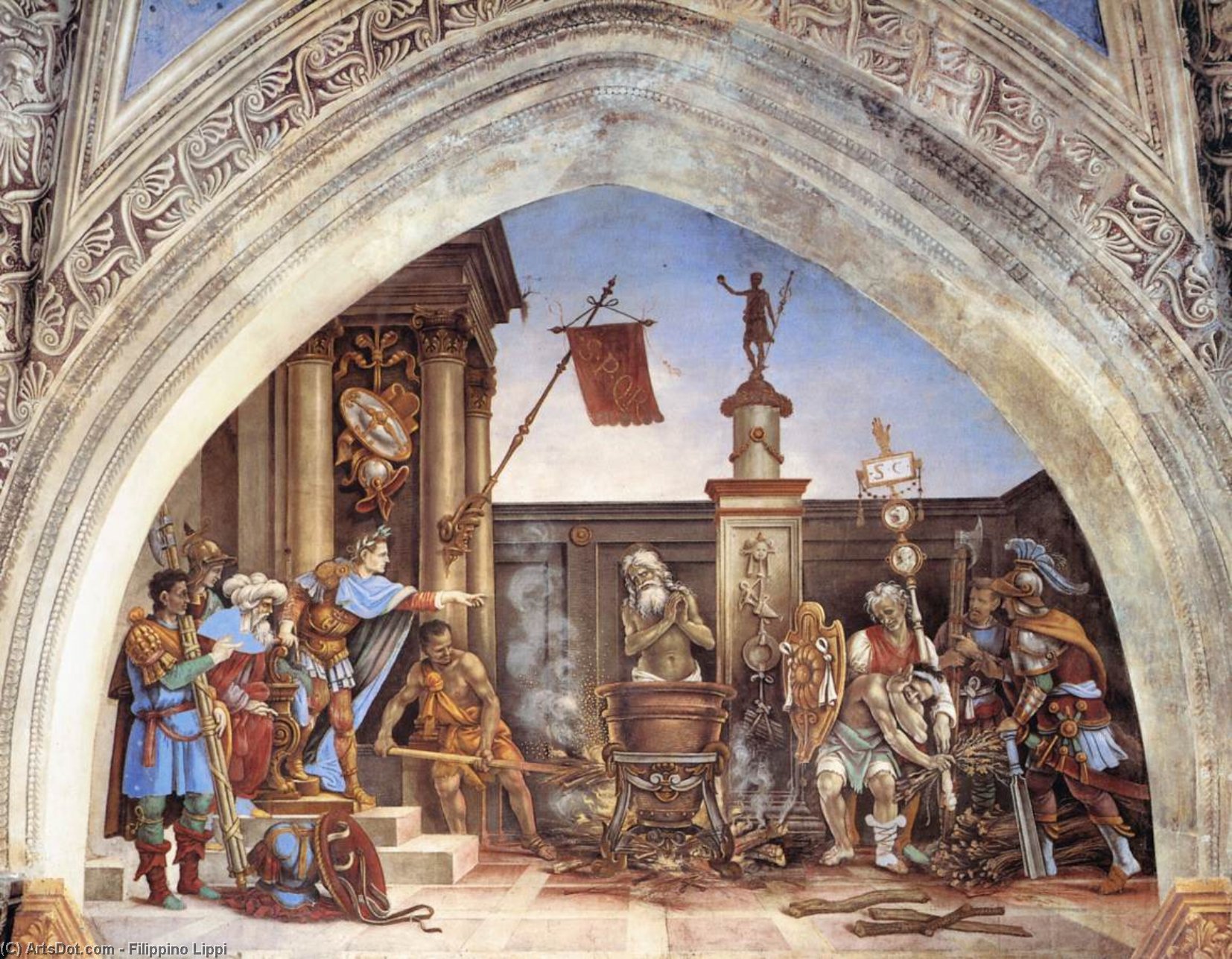 Torture Of St John The Evangelist — Filippino Lippi