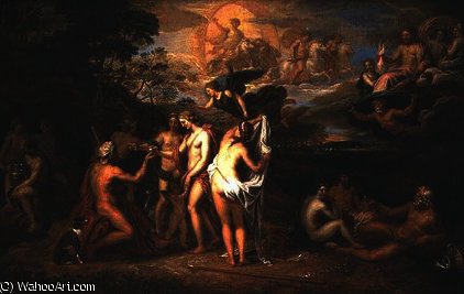 The Judgement Of Paris — Michel Corneille (corneille L'ancien)