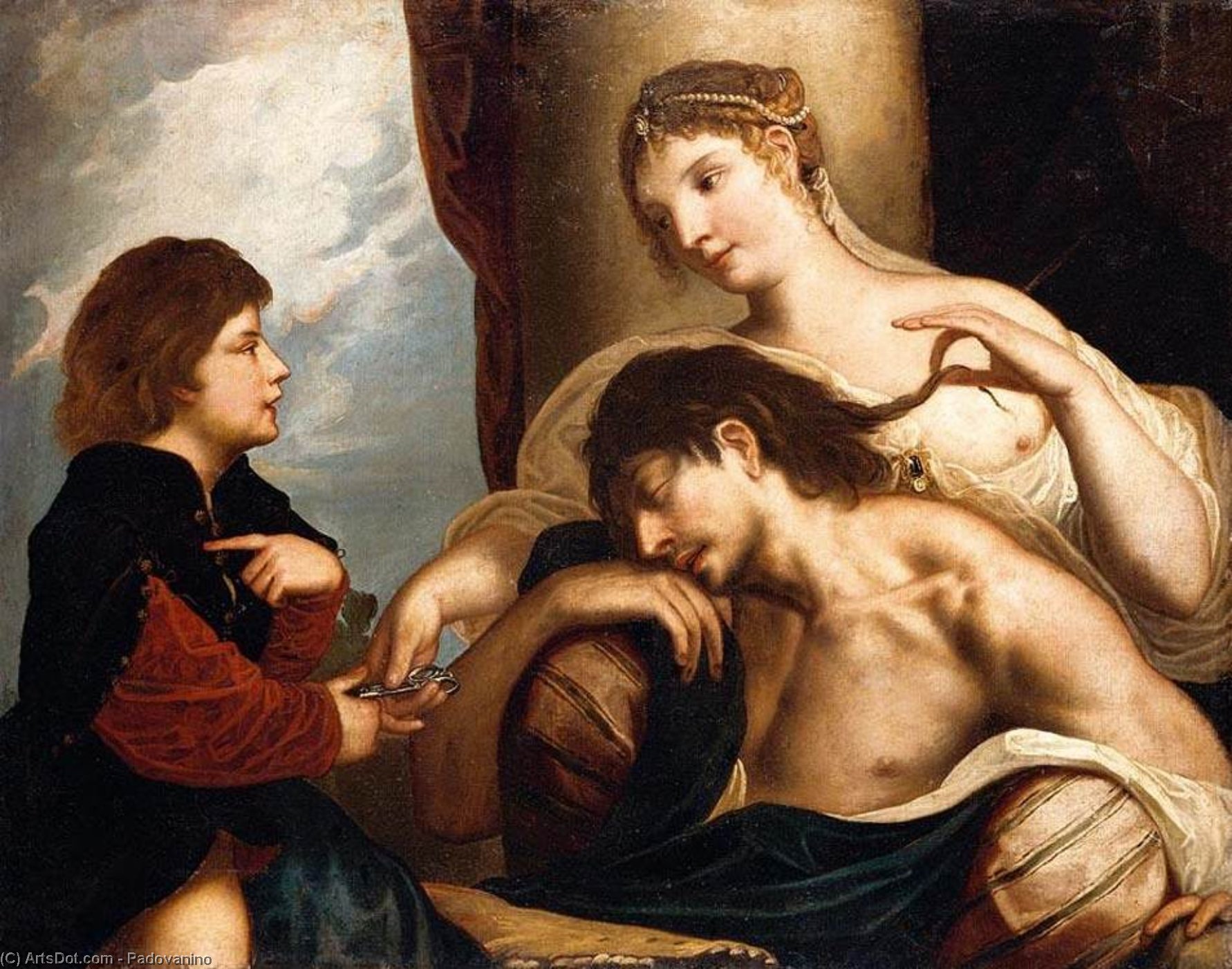 Samson And Delilah — Padovanino