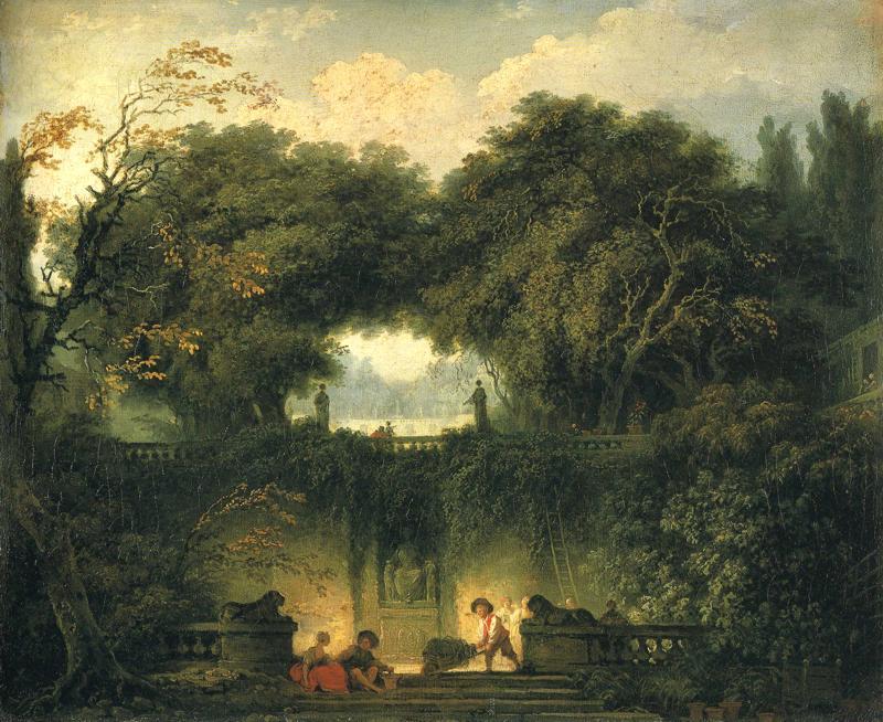 The Gardens Of The Villa D 'este At Tivoli — Jean-honoré Fragonard