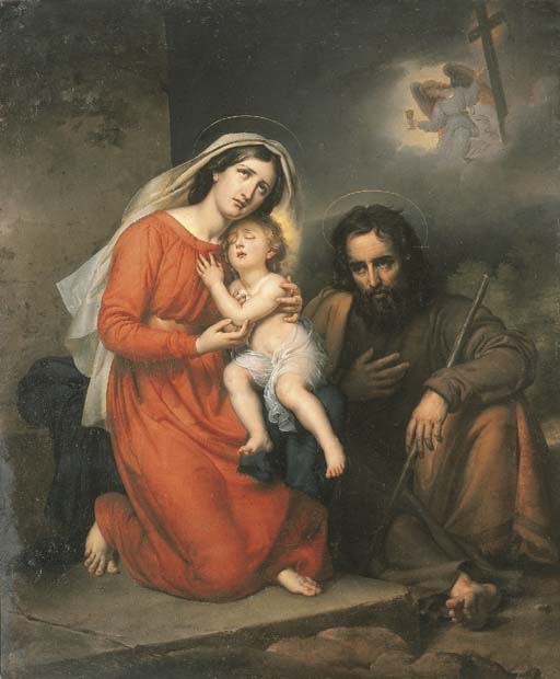 The Holy Family - — Jean Baptiste Paulin Guérin