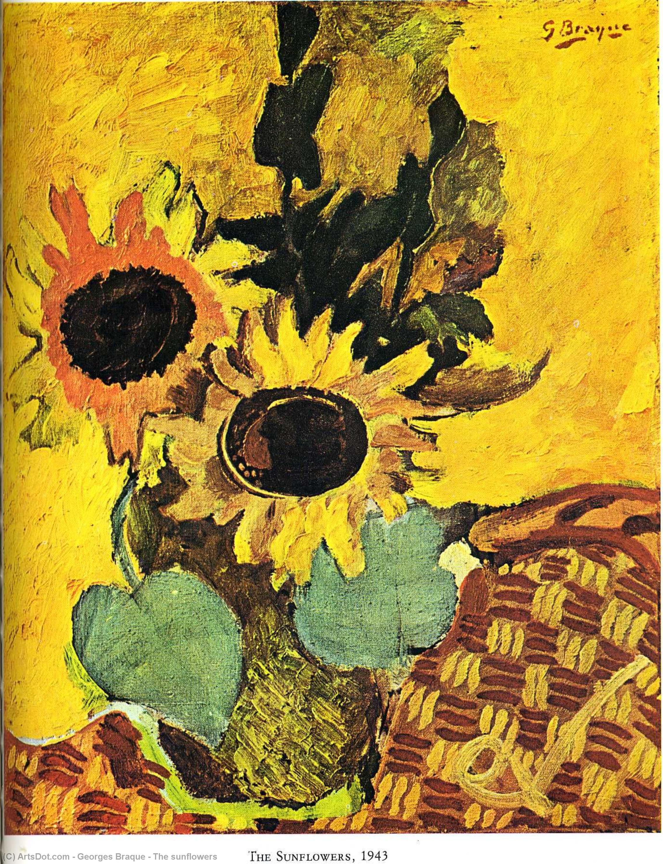The Sunflowers — Жорж Брак