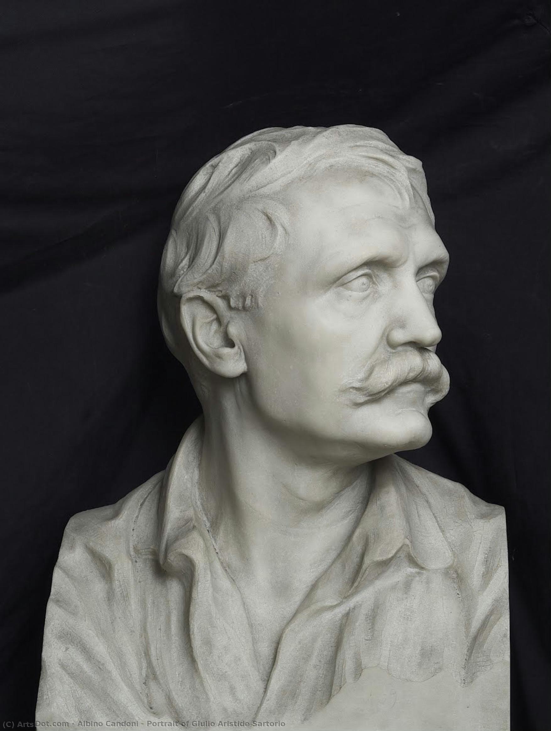 Portrait Of Giulio Aristide Sartorio — Albino Candoni