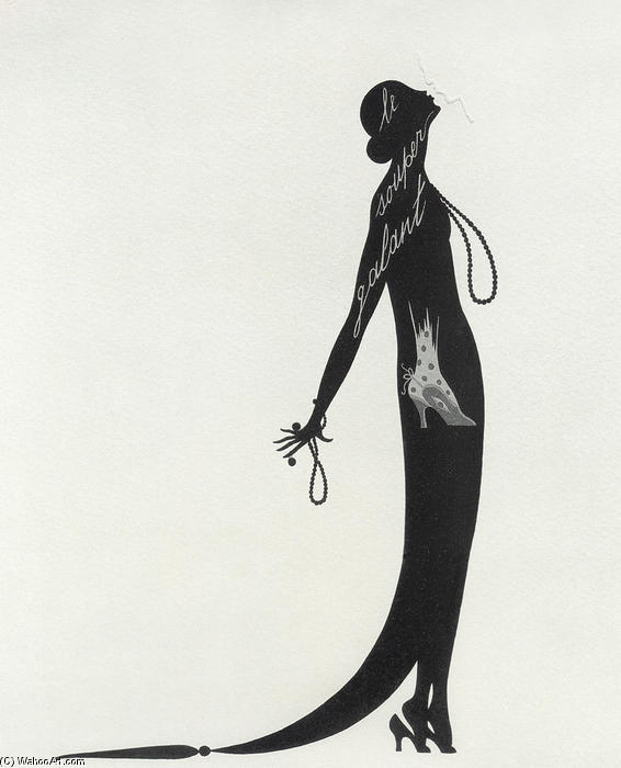 The Kiss — Erté