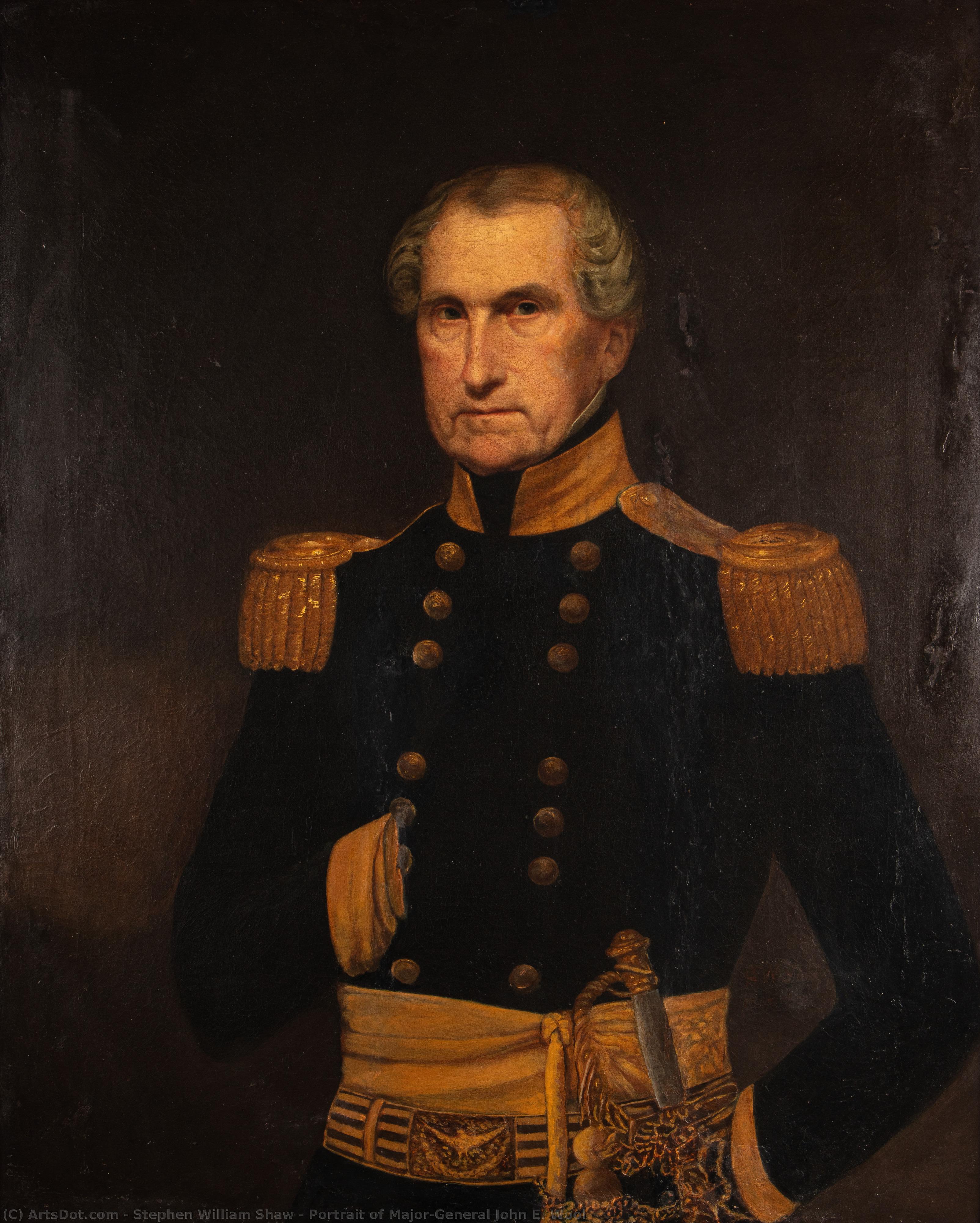 Portrait Of Major-general John E. Wool — Stephen William Shaw