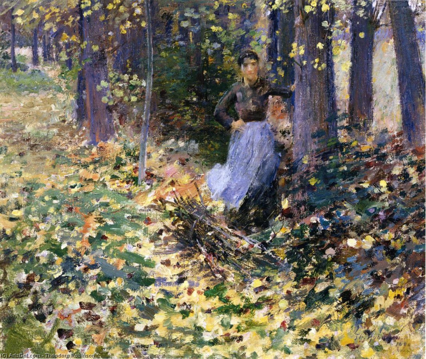 Autumn Sunlight — Теодор Робинсон