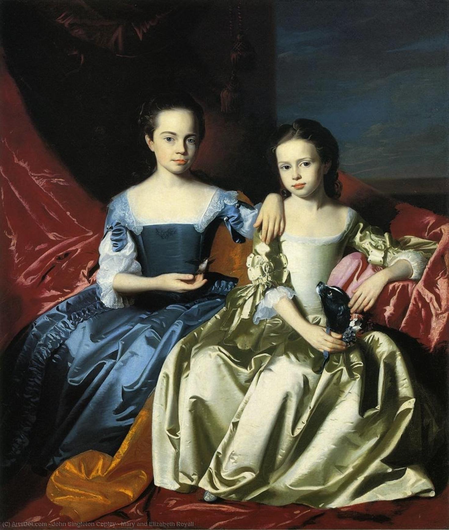 Mary And Elizabeth Royall — John Singleton Copley