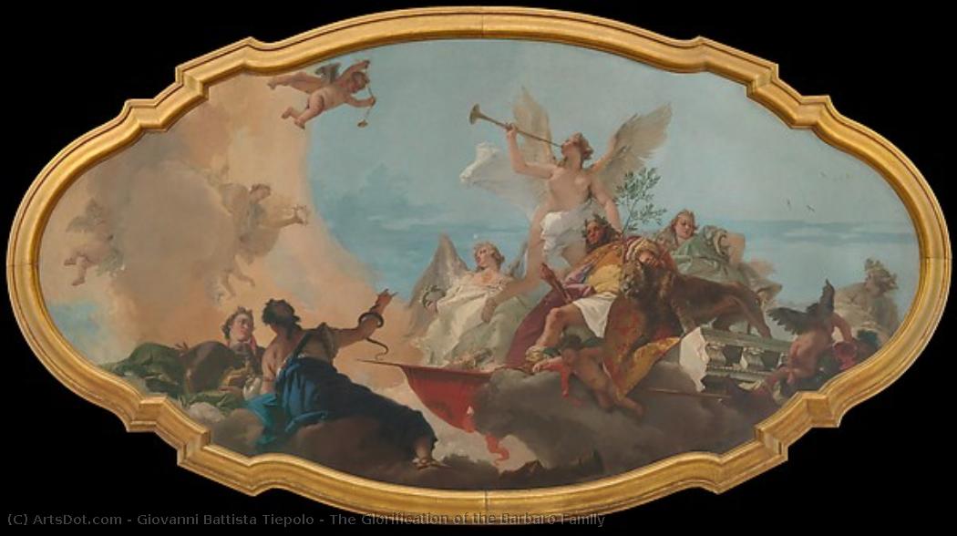 Die Verherrlichung Der Familie Barbaro — Giambattista Tiepolo