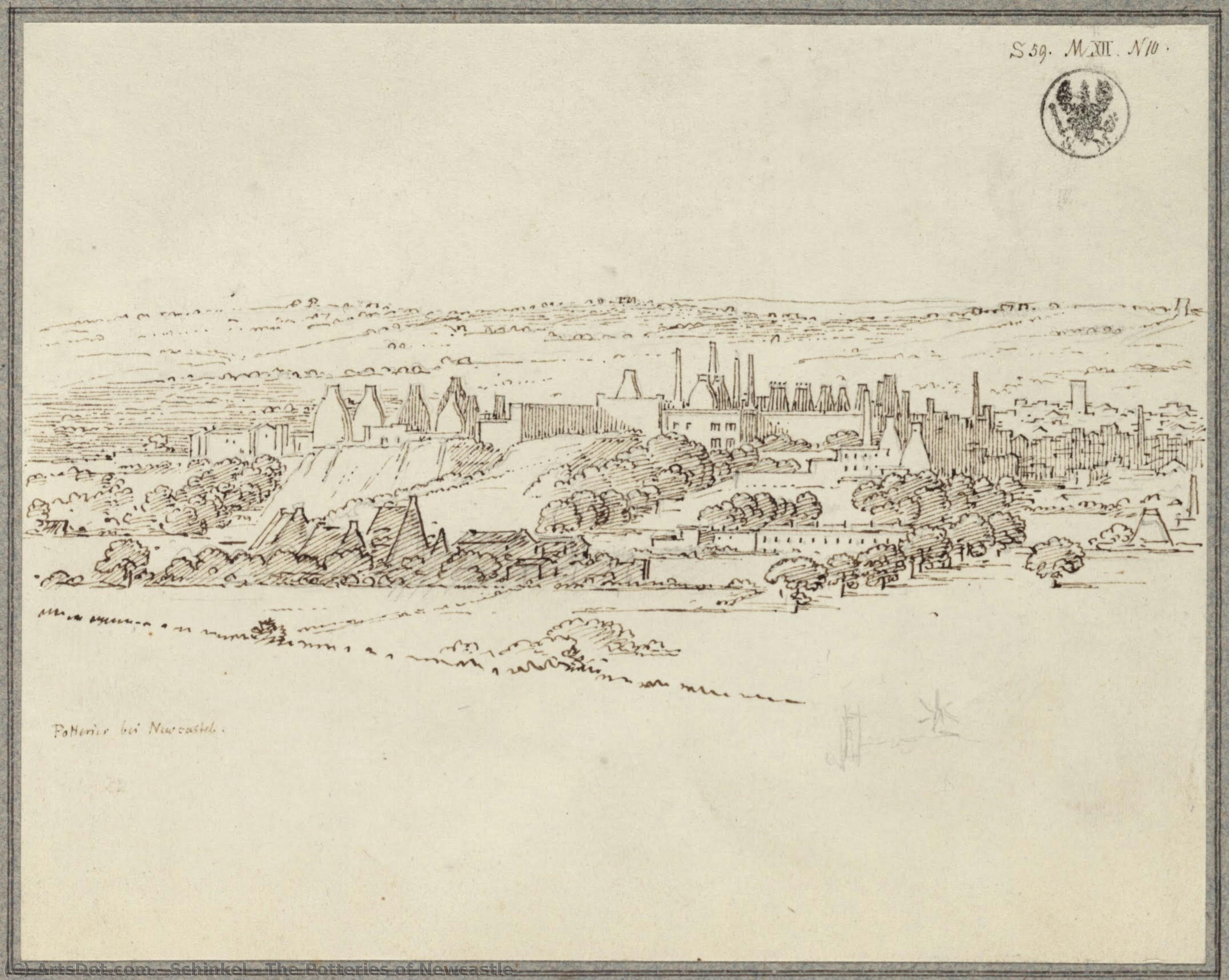 Die Töpfereien Von Newcastle — Karl Friedrich Schinkel