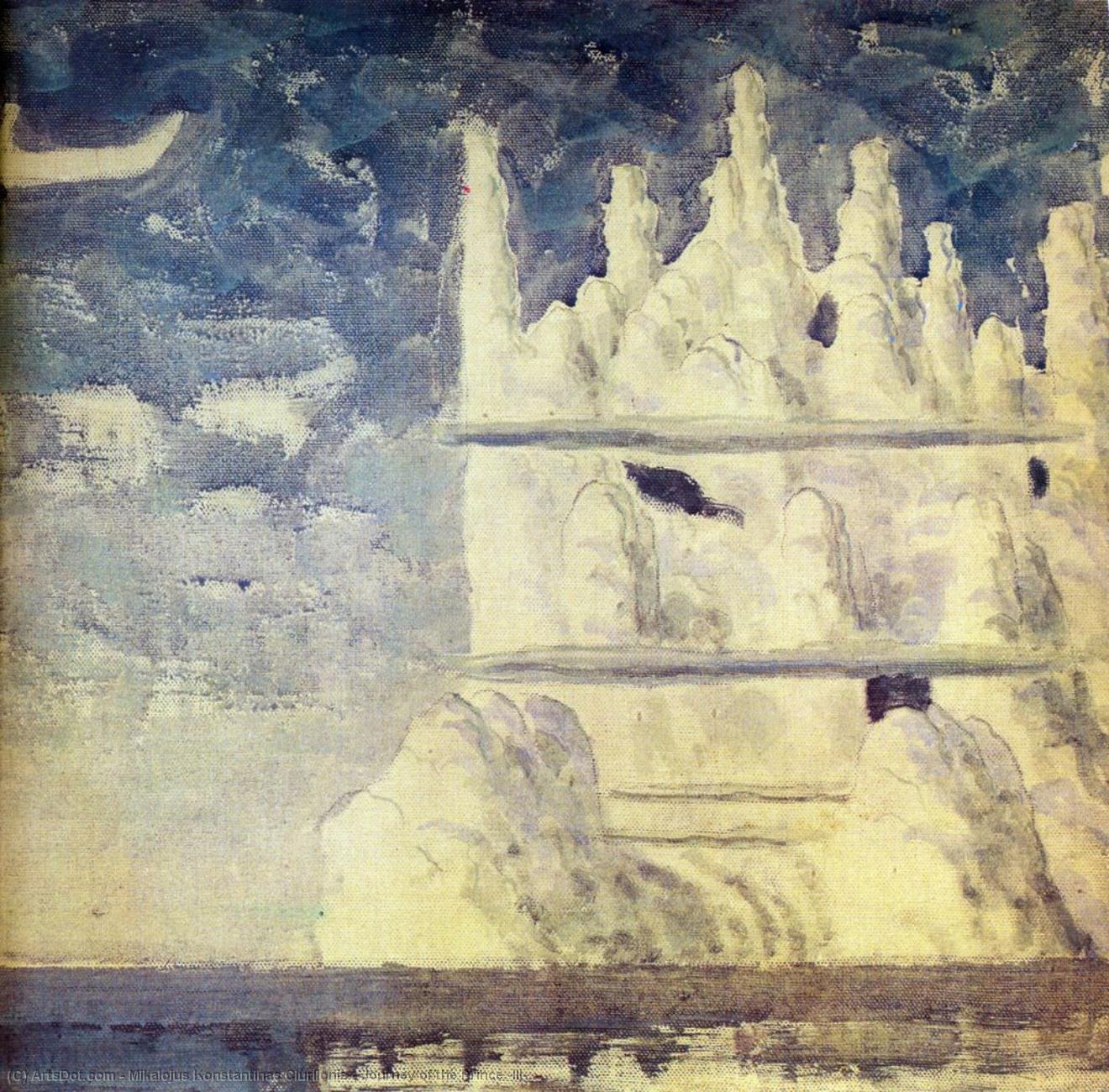 Journey Of The Prince (iii) — Mikalojus Konstantinas Čiurlionis