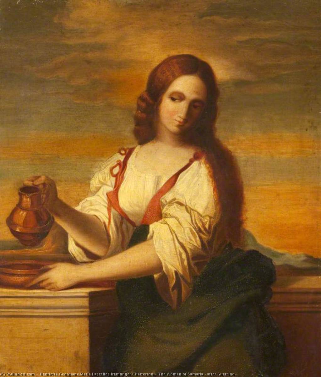 The Woman Of Samaria (after Guercino) — Henrietta Georgiana Maria Lascelles Iremonger Chatterton