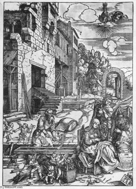 Life Of The Virgin. 14. The Rest During The Flight To Egypt — Albreht Direr
