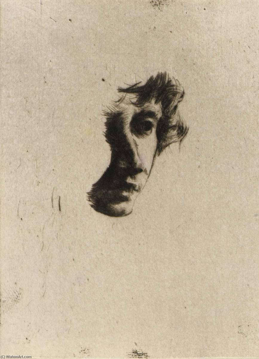 Fragment Of A Head — Julian Alden Weir