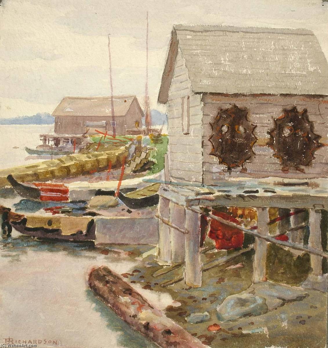 Drying Skins, Sitka — Theodore J. Richardson