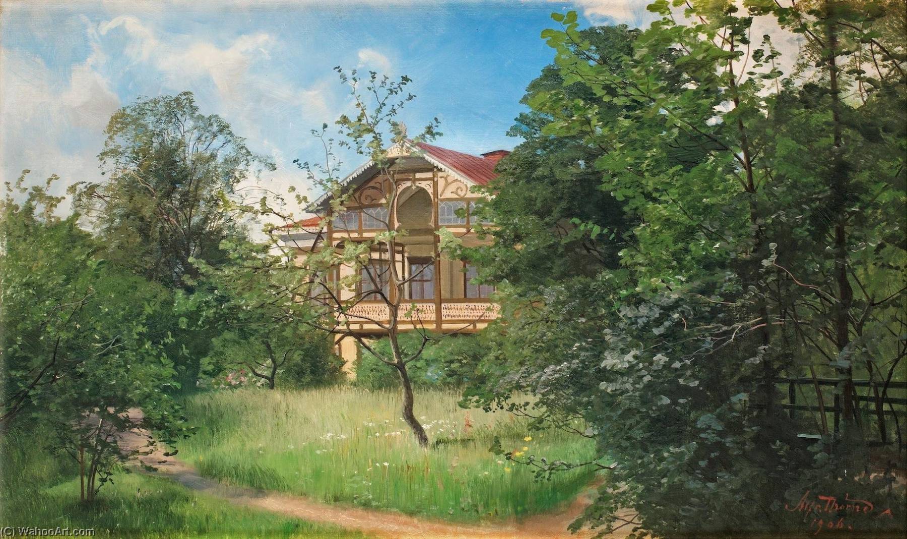 House In The Garden — Alfred Thörne