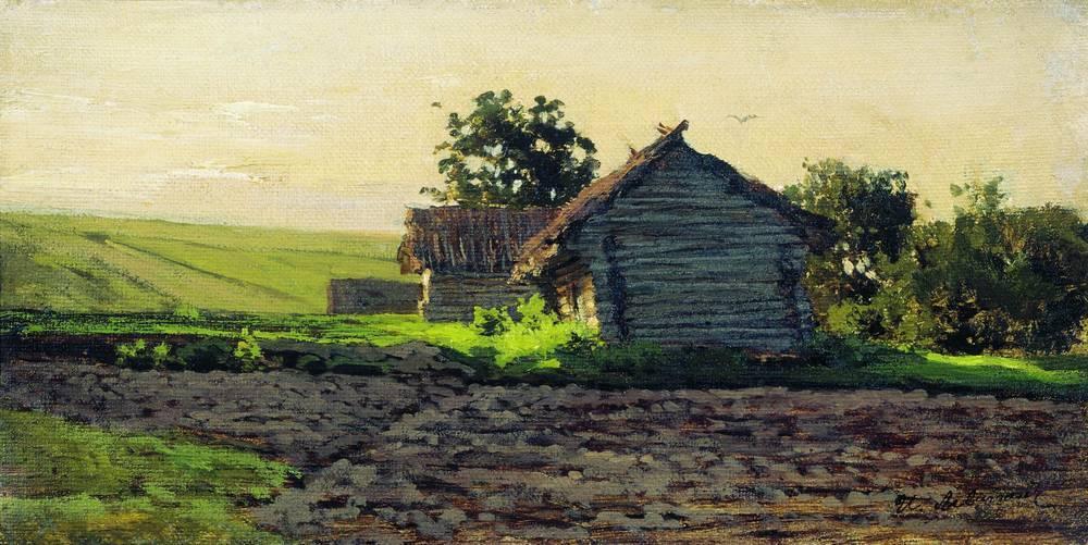 Village Savvinskaya Near Zvenigorod — Isaak Ilyich Levitan
