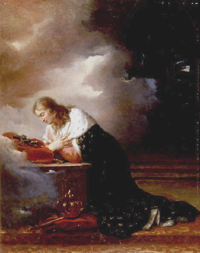 Saint Louis En Prière — Jean Charles Nicaise Perrin