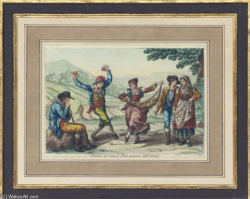A Collection Of Picturesque Costumes Of Rome - — Bartolomeo Pinelli