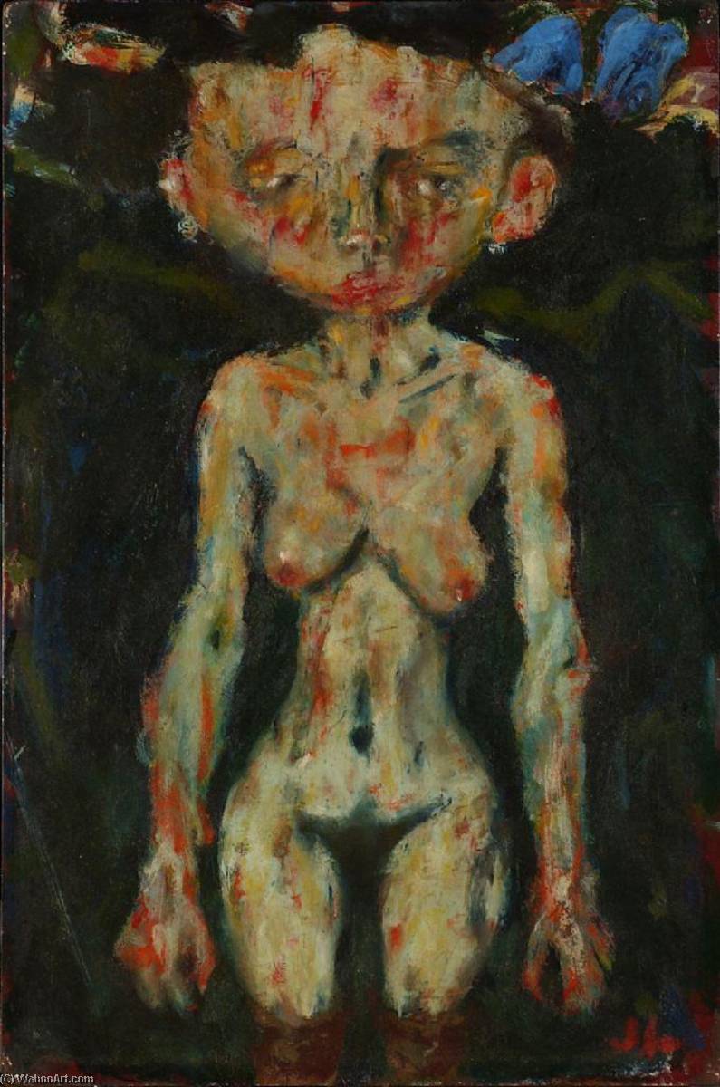 Burlesque Dancer Verso (untitled) — Jack Levine