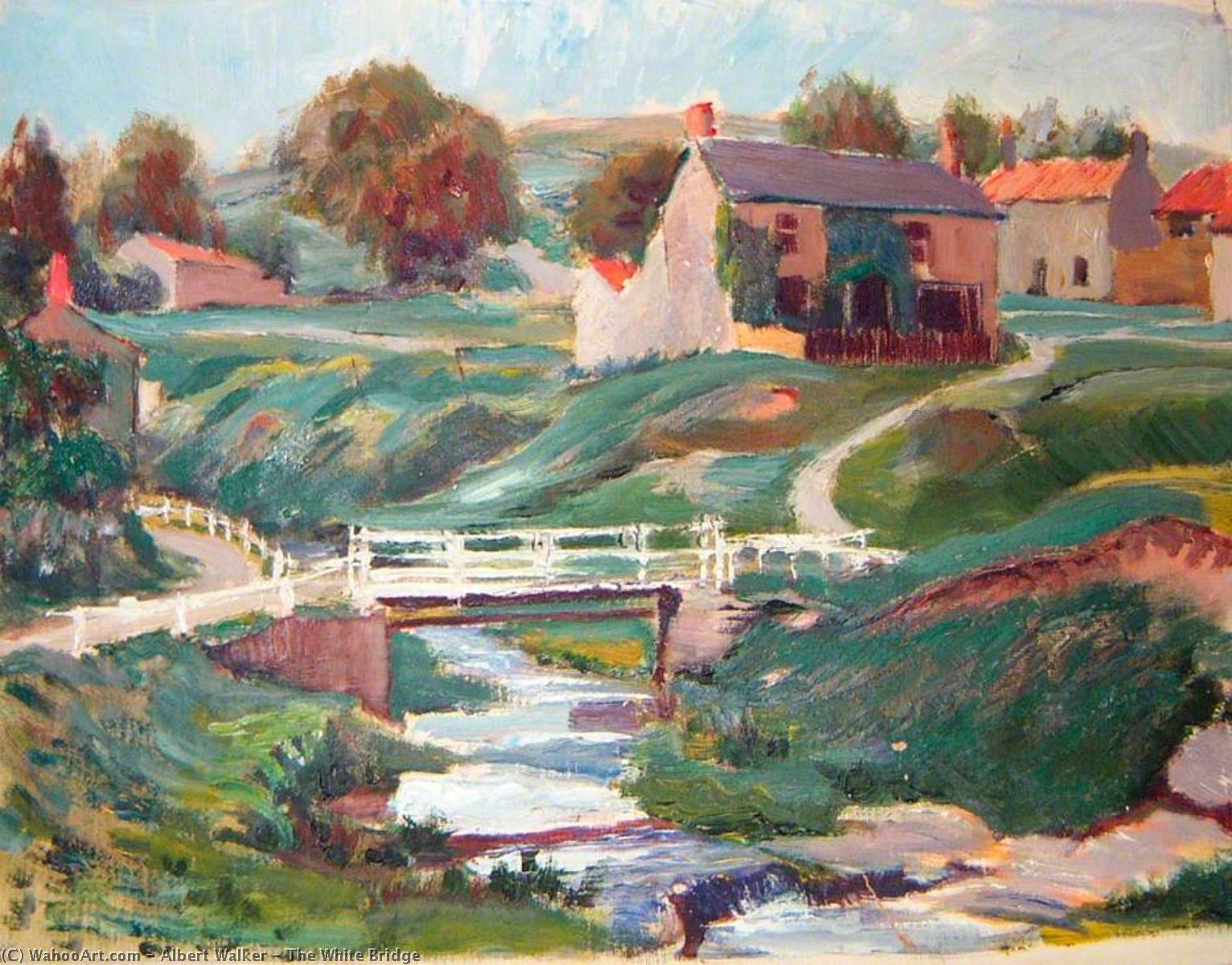 The White Bridge — Albert Walker