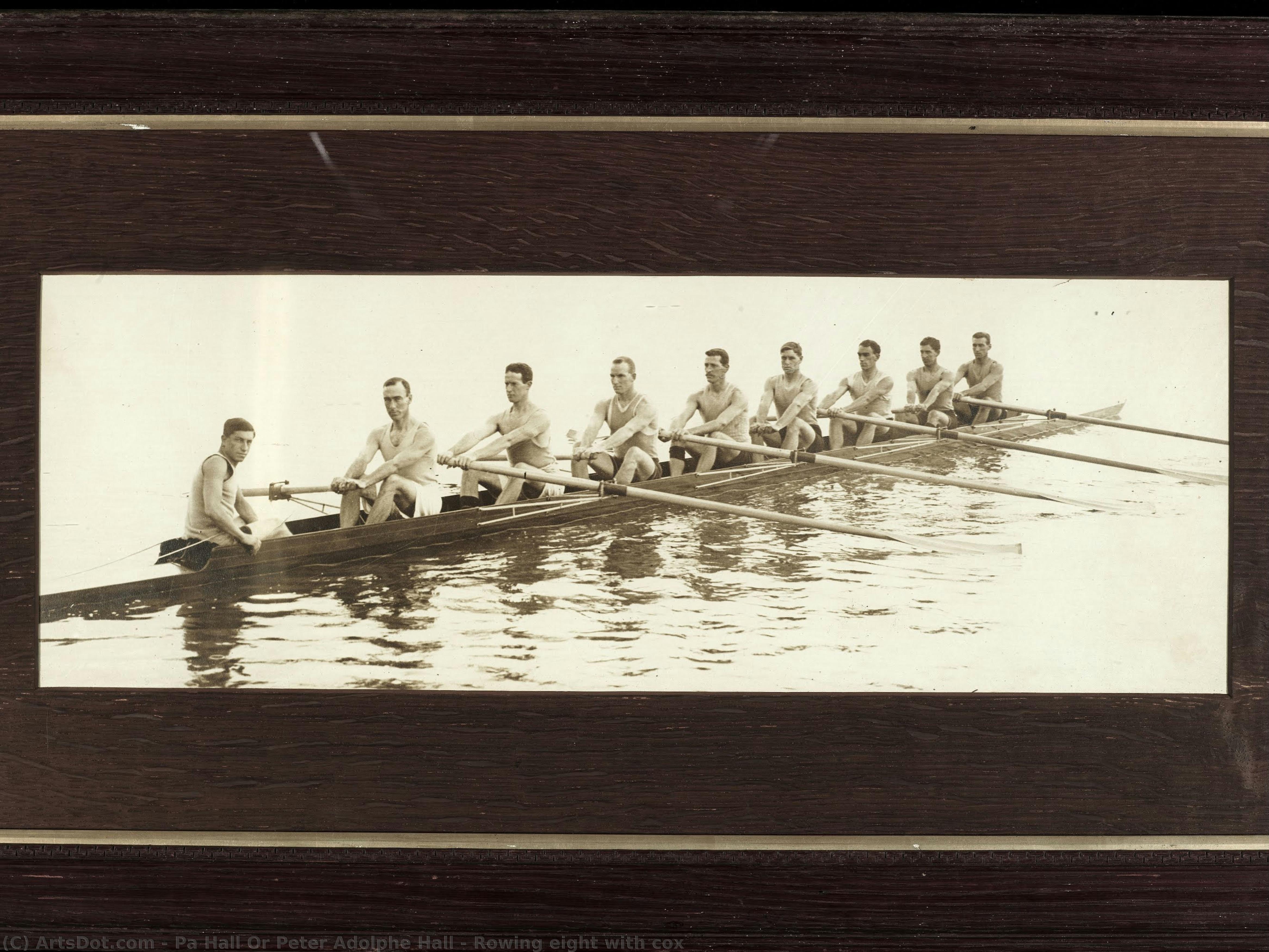 Rowing Eight With Cox — Pa Hall Or Peter Adolphe Hall