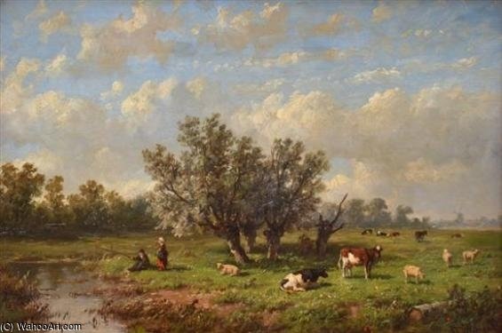 Dutch Pastoral Scene — Anthonie Jacobus Van Wijngaerdt