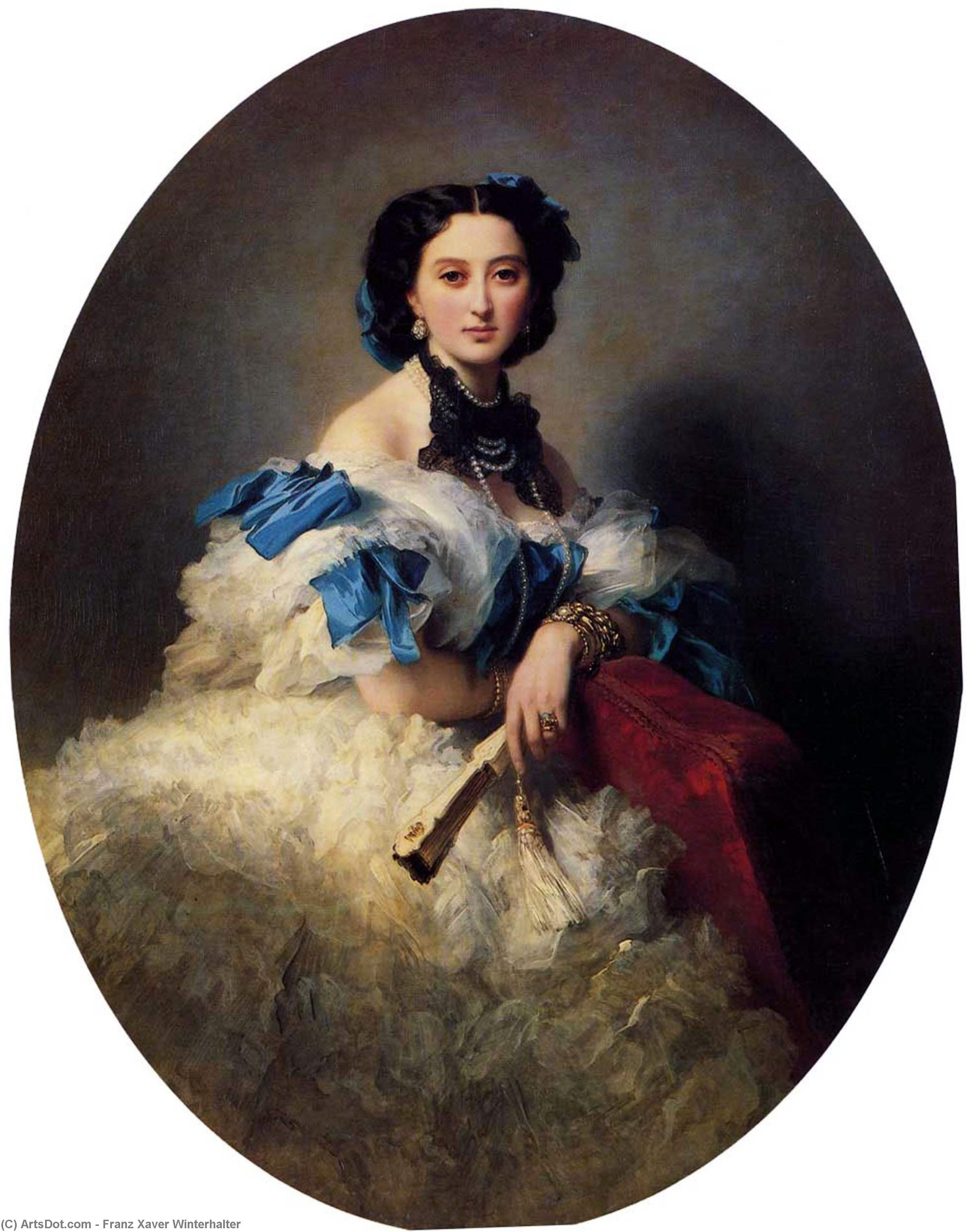 Countess Varvara Alekseyevna Musina-pushkina — Franz Xaver Winterhalter