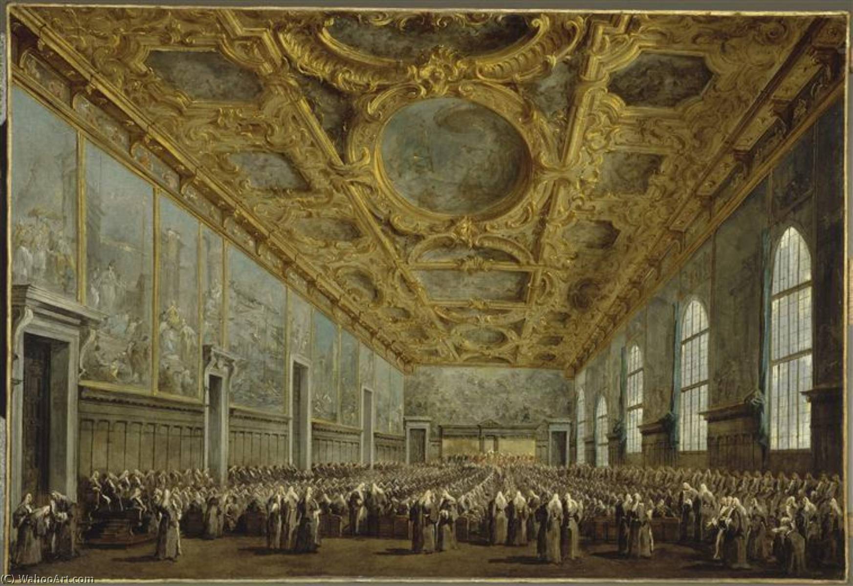 Le Doge Remercie Le Conseil Majeur — Francesco Lazzaro Guardi