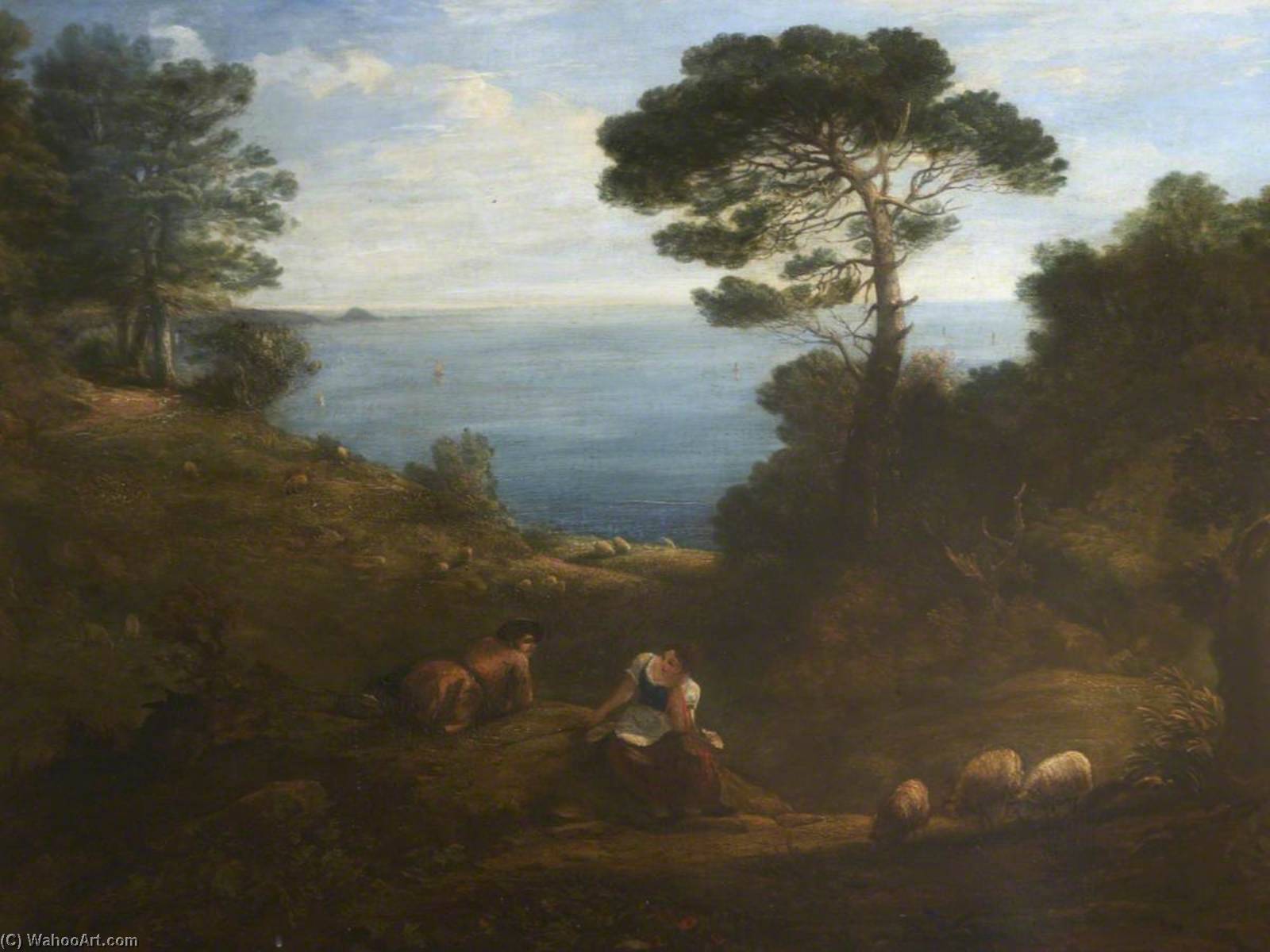 View From Mount Edgcumbe — Ambrose Bowden Johns