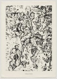 Mud And Ravines (boue Et Ravines) From The Portfolio Theater Of The Earth (théâtre Du Sol) From Phenomena (les Phénomènes) — Jean Philippe Arthur Dubuffet