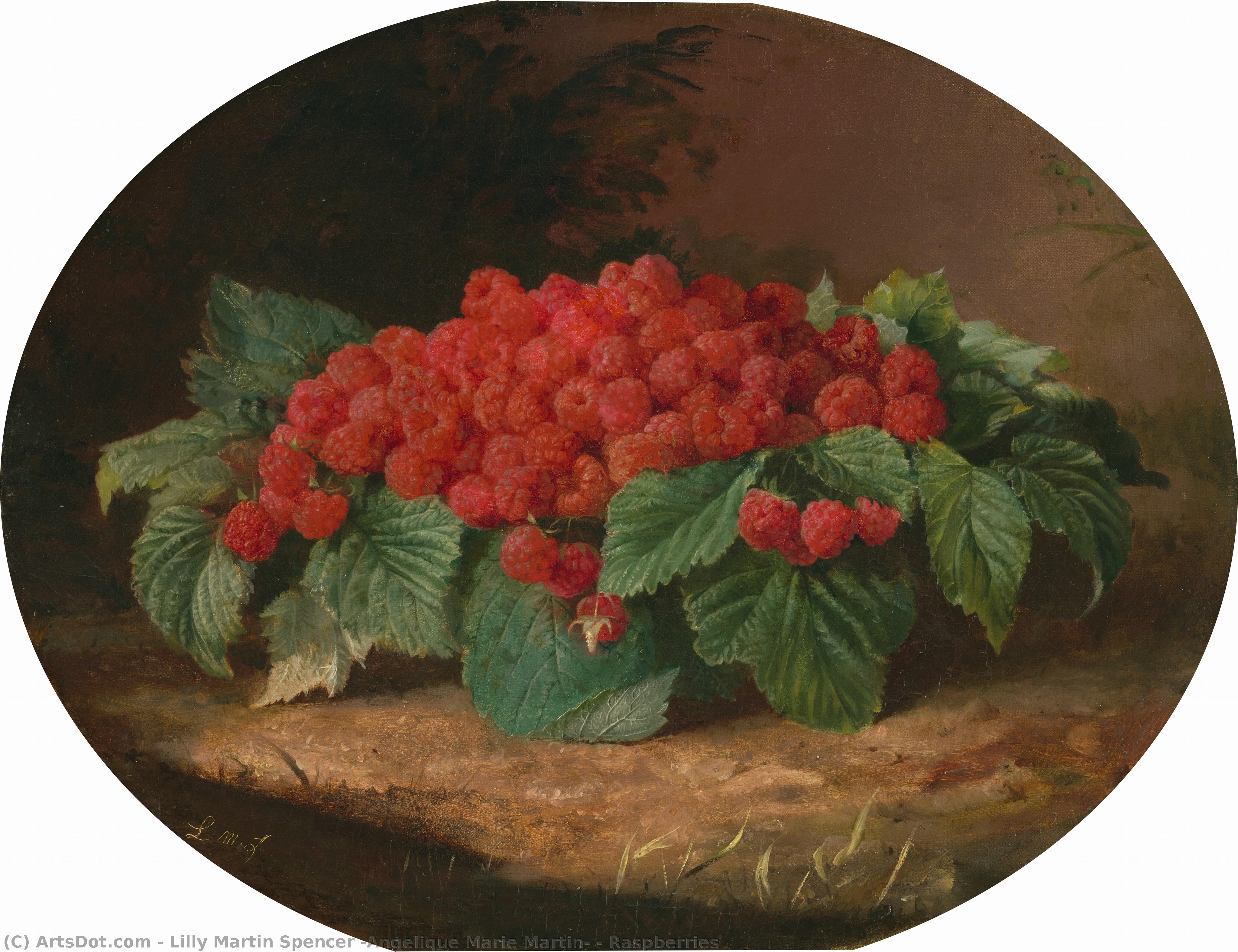 Raspberries — Lilly Martin Spencer (angelique Marie Martin)