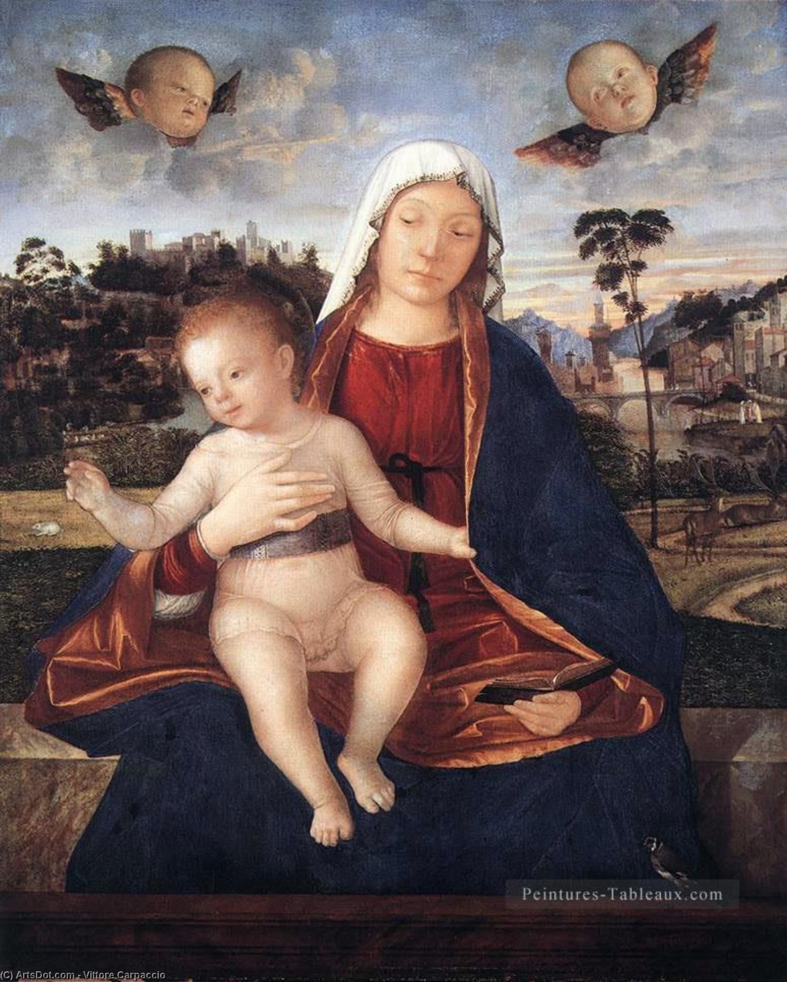 Madonna And Blessing Child — Виторе Карпачо