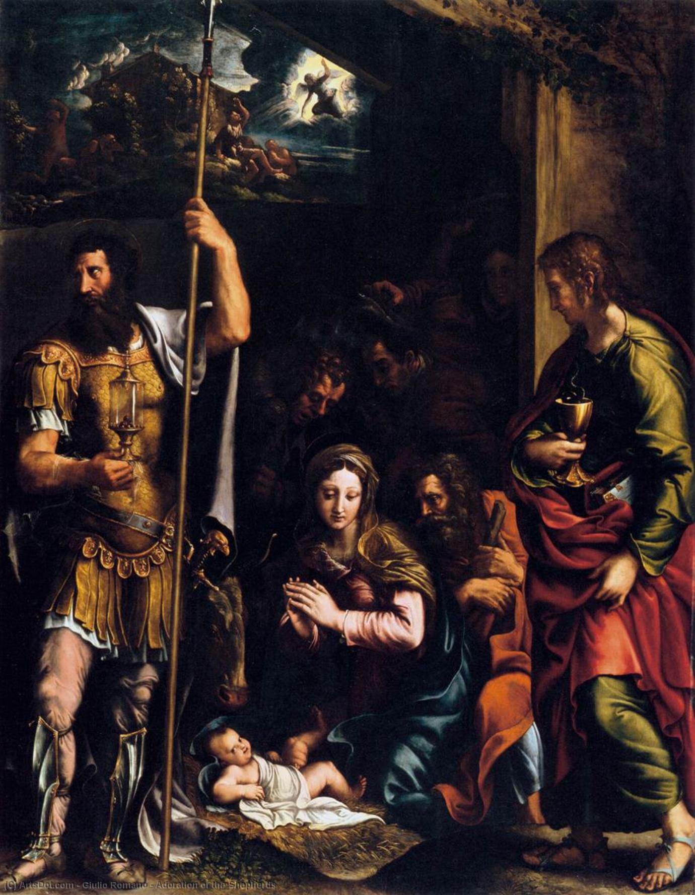 Adoration Of The Shepherds — ジュリオ・ロマーノ