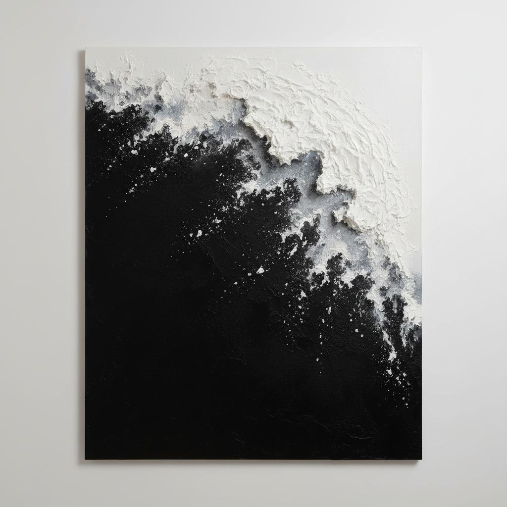 Obsidian Fracture: An Ethereal Convergence Of Sculptural Light And Infinite Void — David Moreau