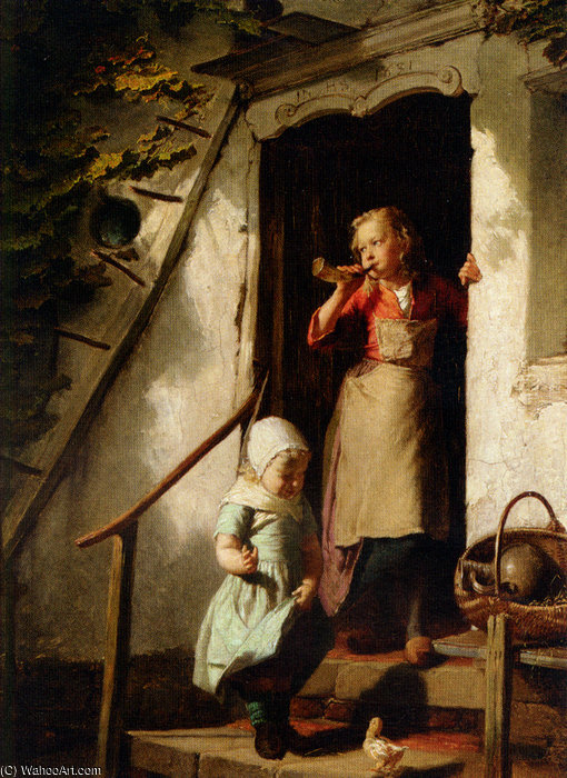 Feeding The Chicks — Theodore Gerard