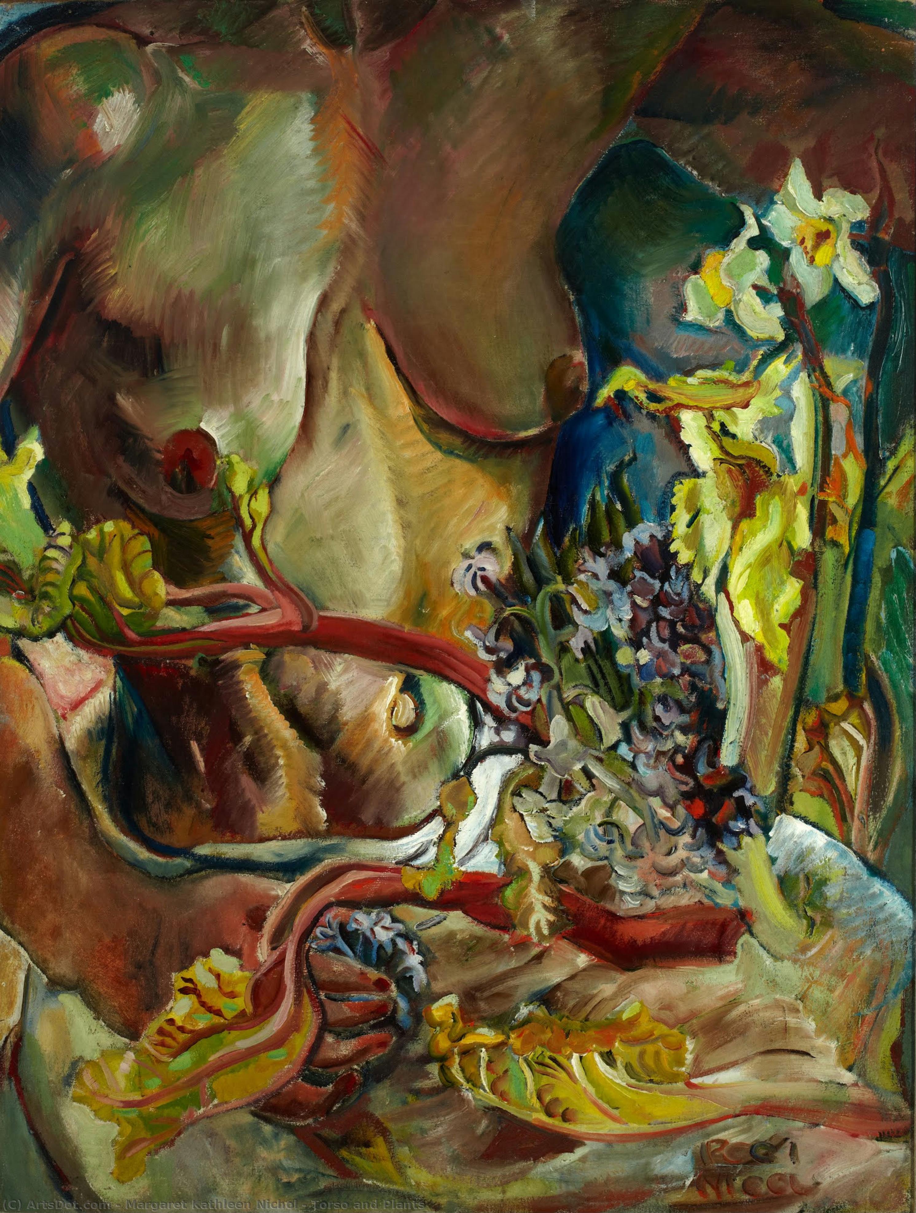 Torso And Plants — Маргарет Кэтлин Никол